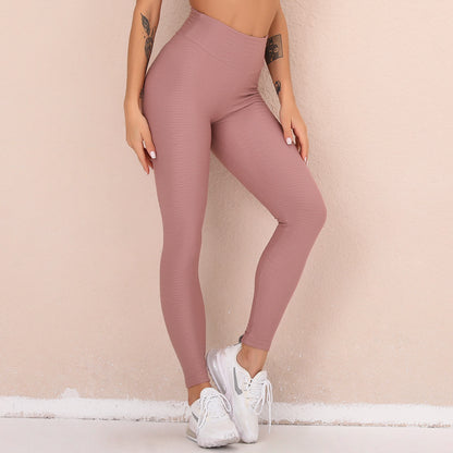 Fashion Ladies Peach Hips Fitness Pants