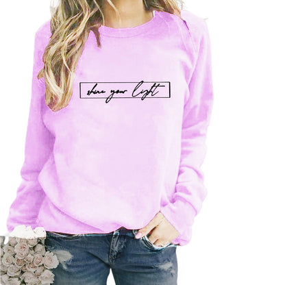 Women's Printed Casual Loose Sweatshirt Shirt