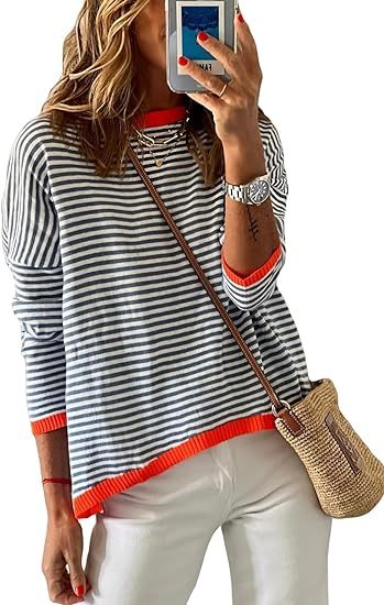 Womans Striped Hoodie