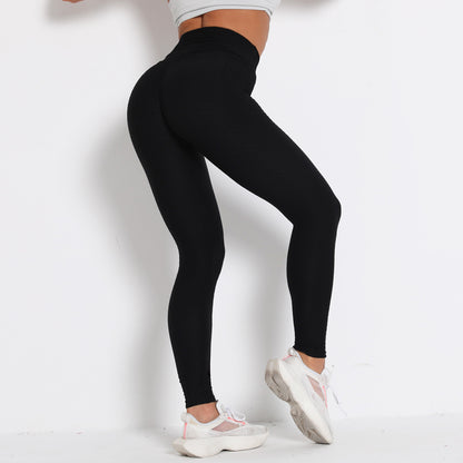 Fashion Ladies Peach Hips Fitness Pants